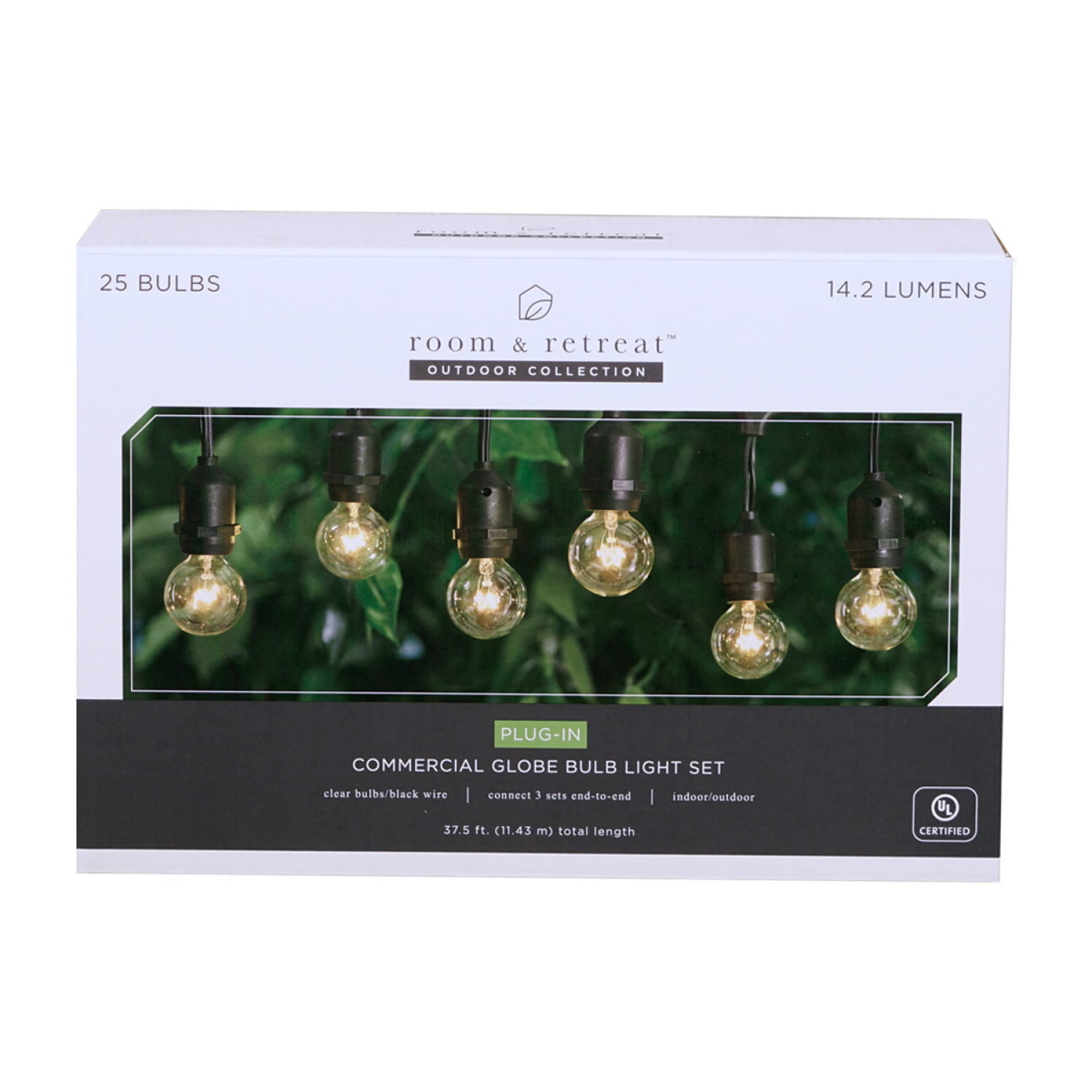 slide 1 of 2, Room & Retreat Commercial Grade G40 Globe Light, 25 ct