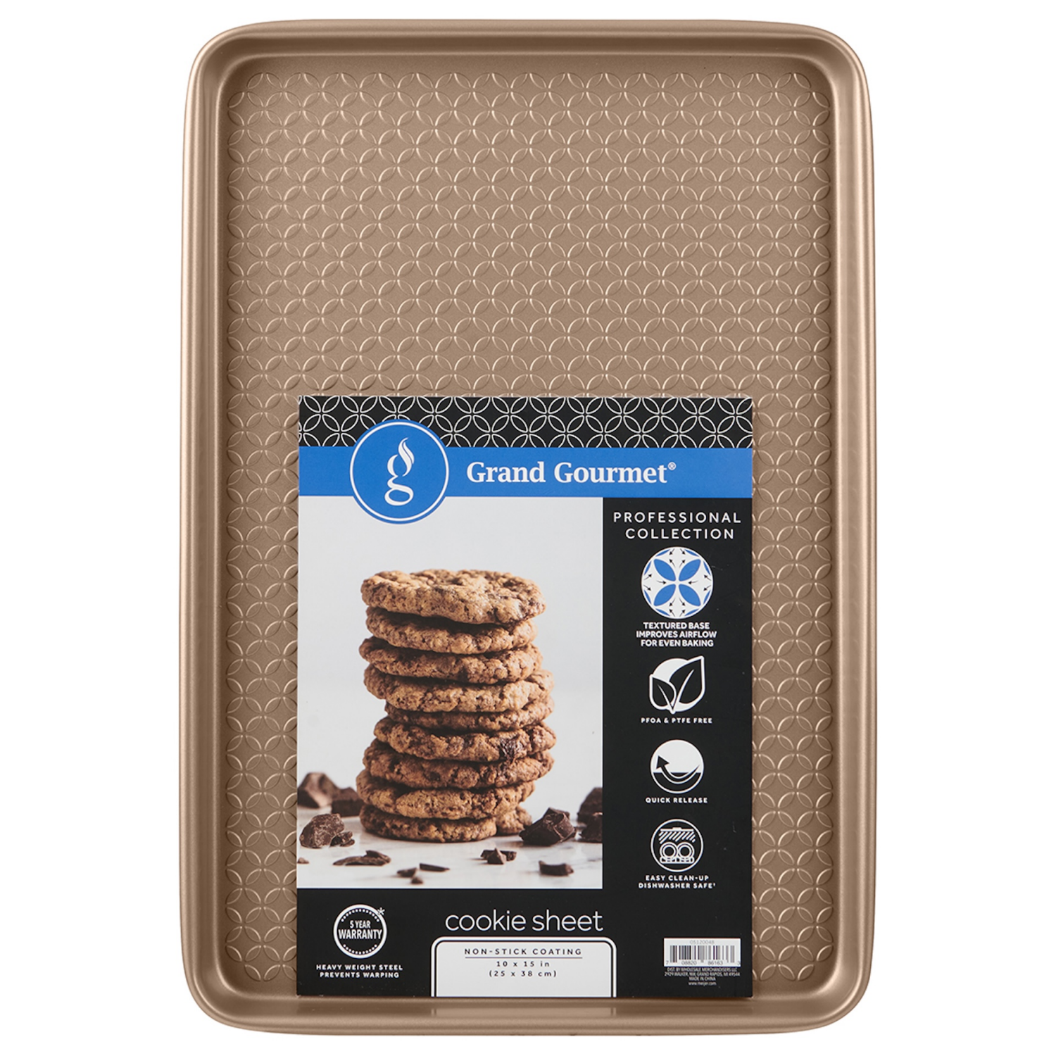 slide 1 of 2, Grand Gourmet Professional Medium Cookie Pan, 1 ct