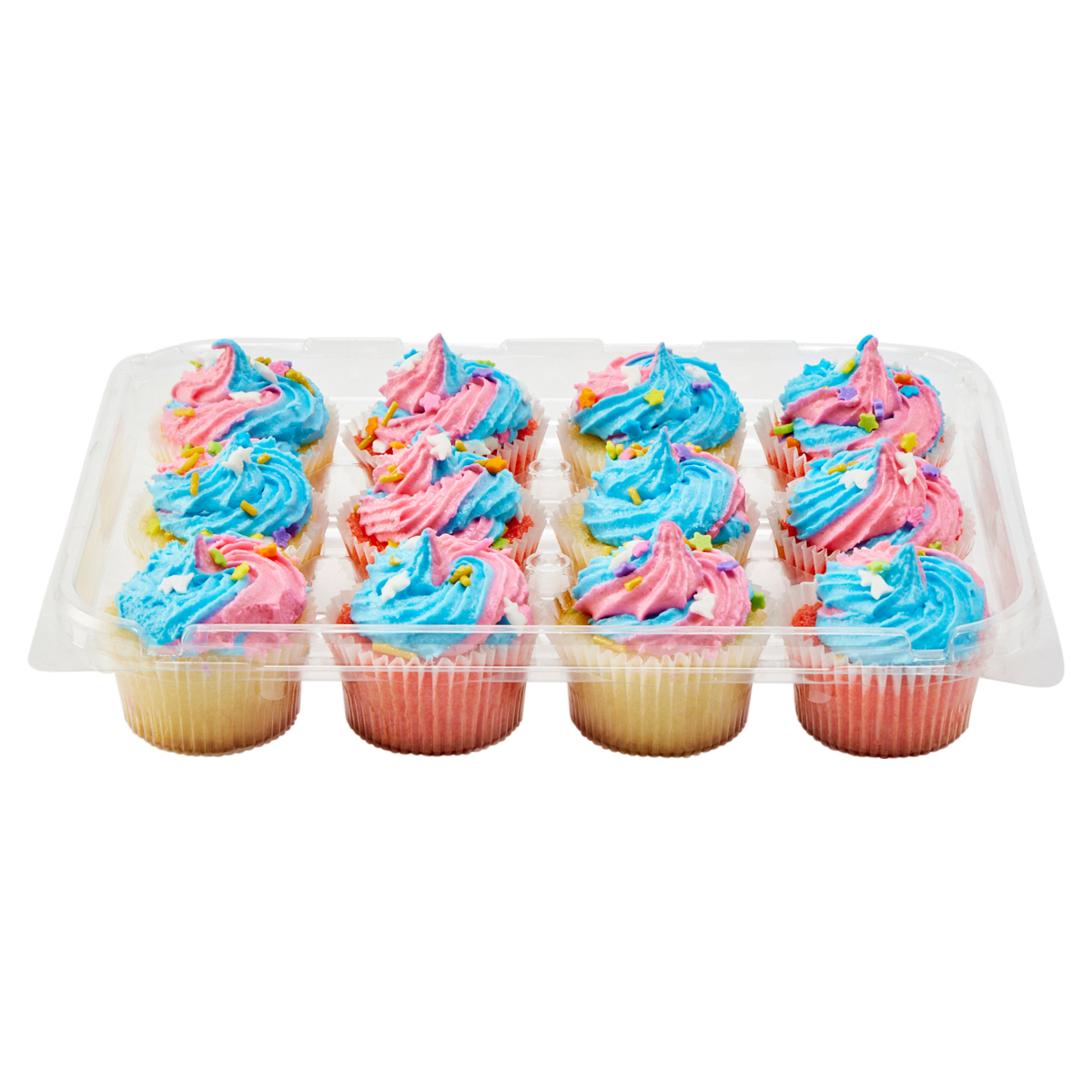 slide 3 of 4, two-bite Fresh from Meijer Mini Unicorn Cupcakes, 12 Count, 12 ct