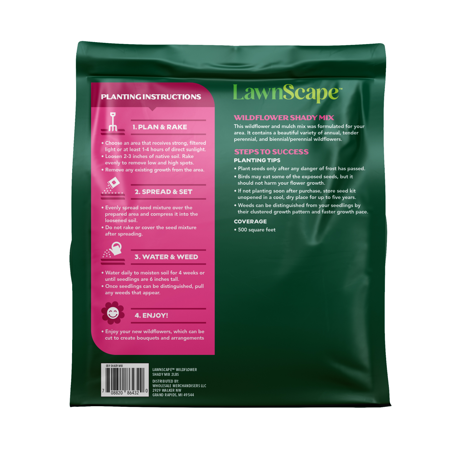 slide 2 of 4, Lawnscape Shady Wildflower, 1 ct