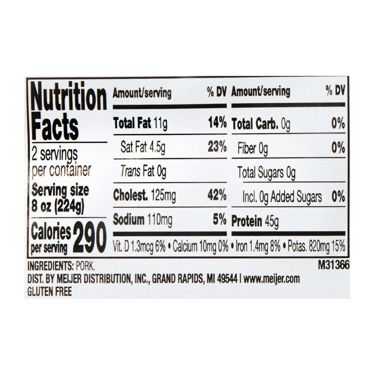 slide 2 of 2, True Goodness Pork Chops 16 Oz, 16 oz