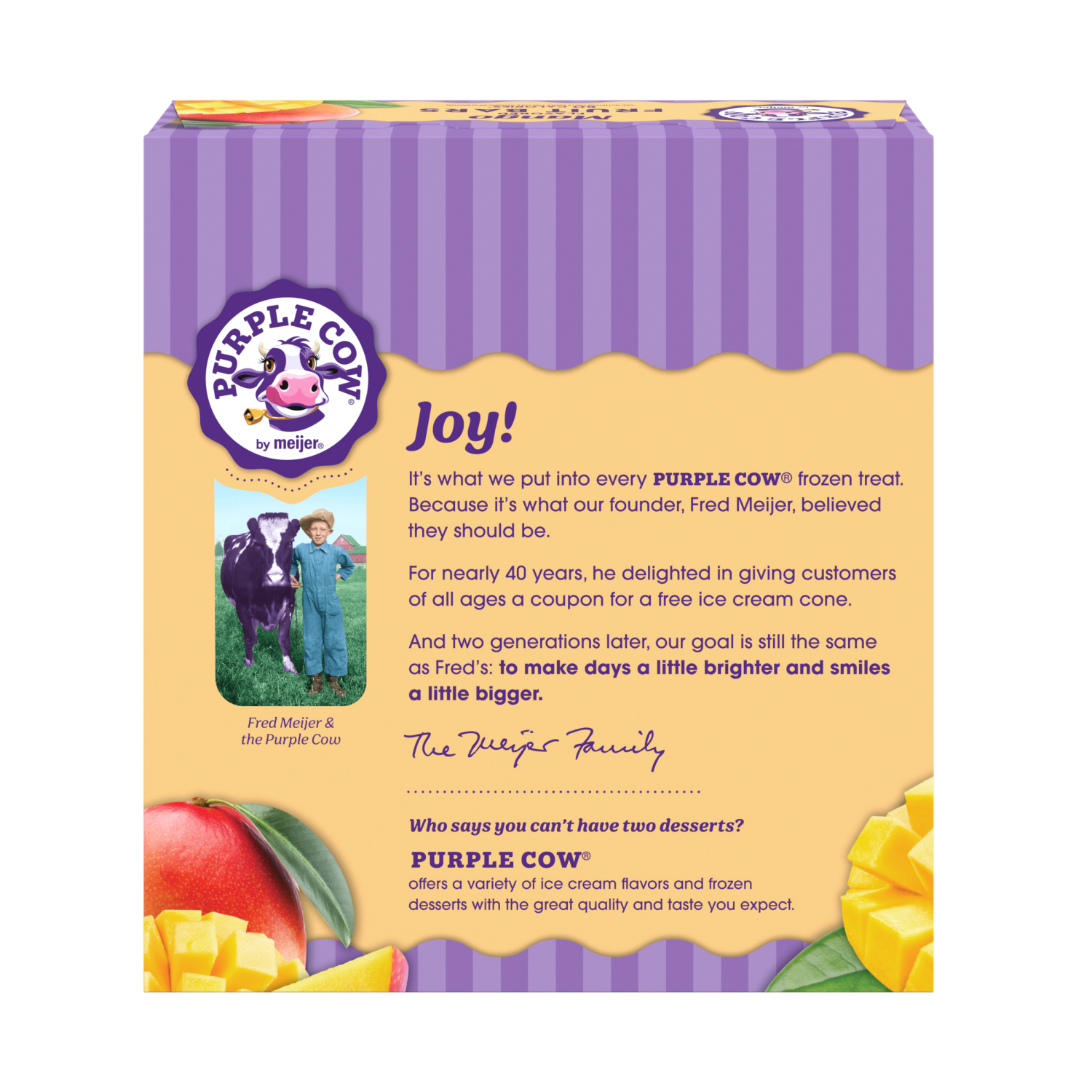 slide 2 of 6, Purple Cow Mango Fruit Bars, 6 ct