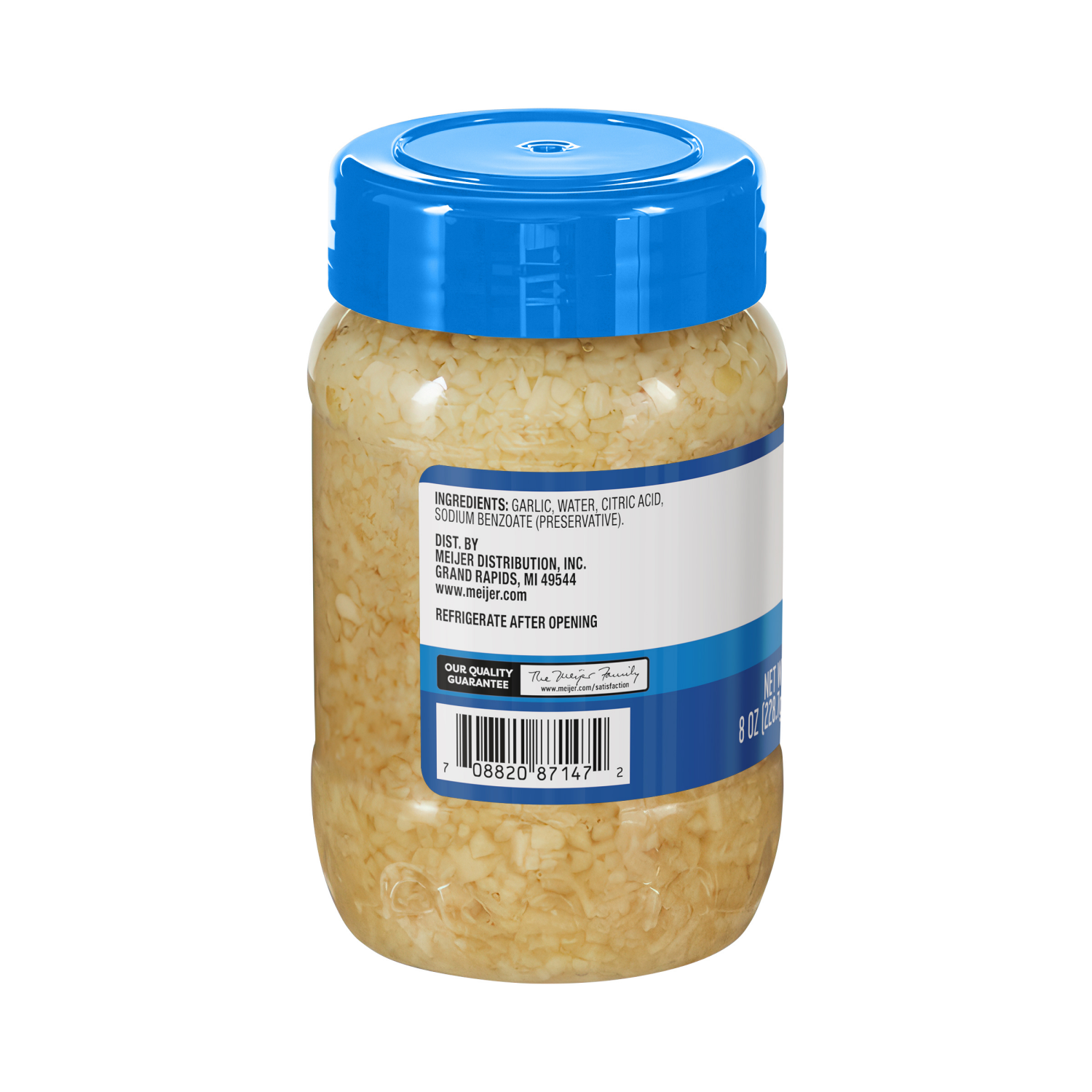 slide 2 of 3, Meijer Garlic Minced in Water 8 oz, 8 oz