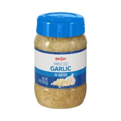 Meijer Garlic Minced In Water 8 Oz