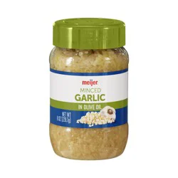 Meijer Minced Garlic In Olive Oil, 8 Oz