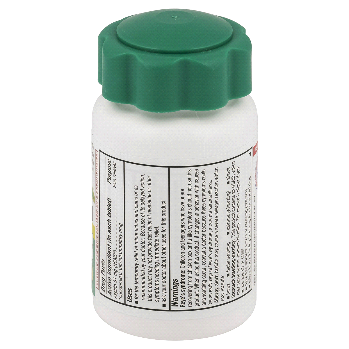 slide 2 of 2, Meijer Enteric Coated Aspirin 81MG, 300 ct