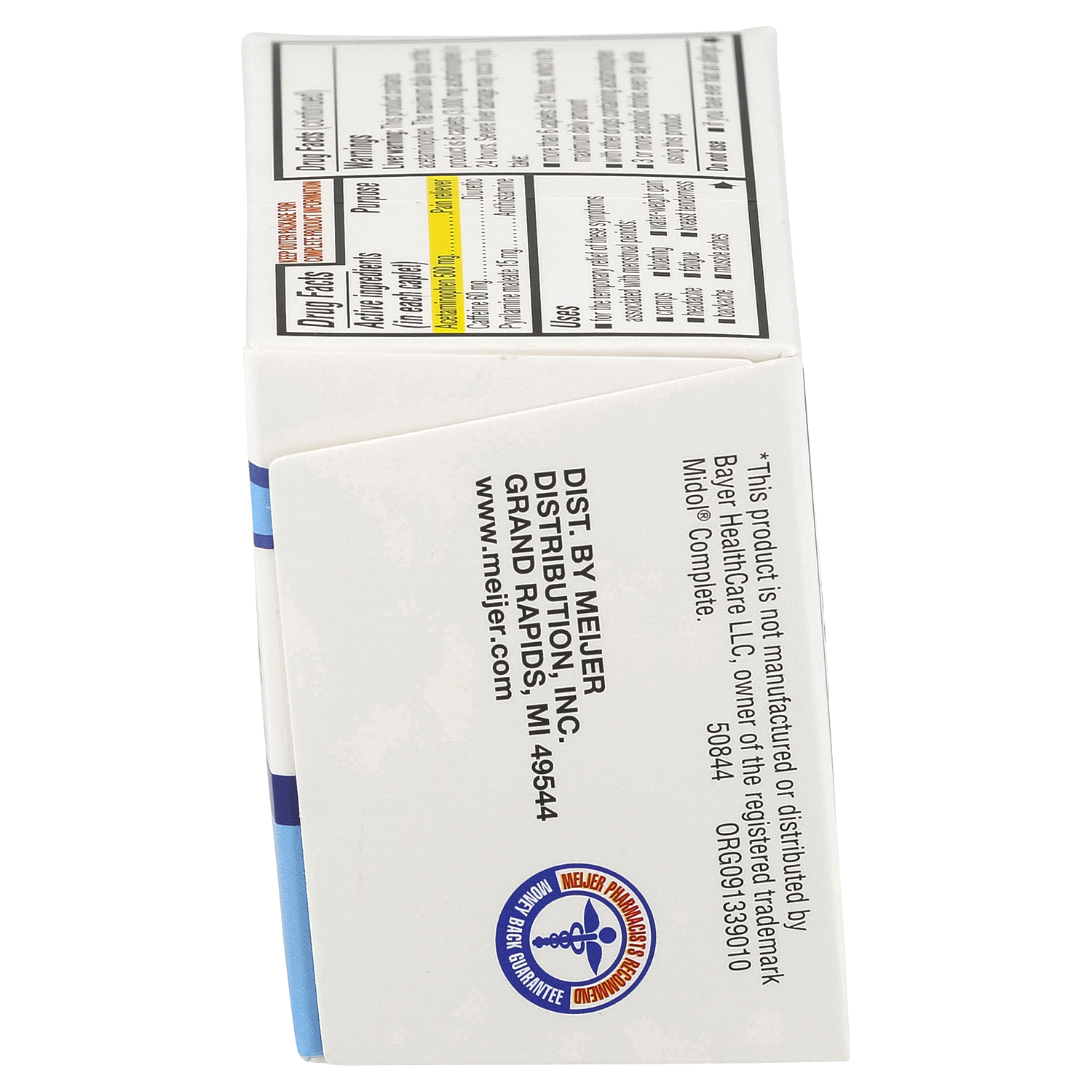 slide 3 of 4, Meijer Maximum Strength Menstrual Complete Caplets, 40 ct