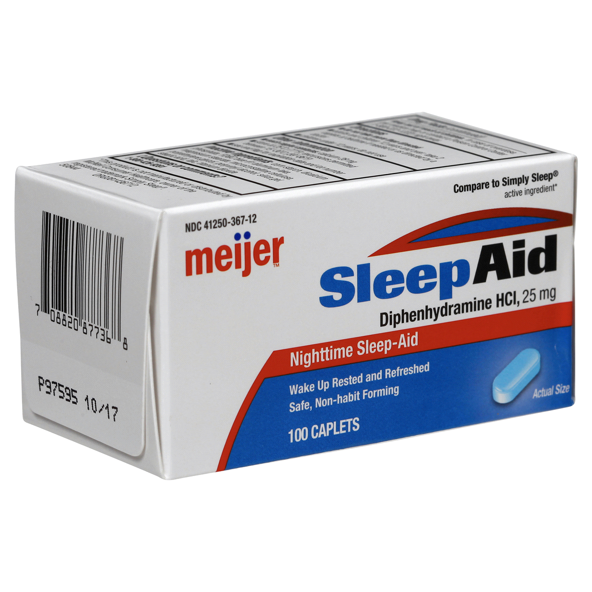 slide 3 of 6, Meijer Sleep Aid, 100 ct