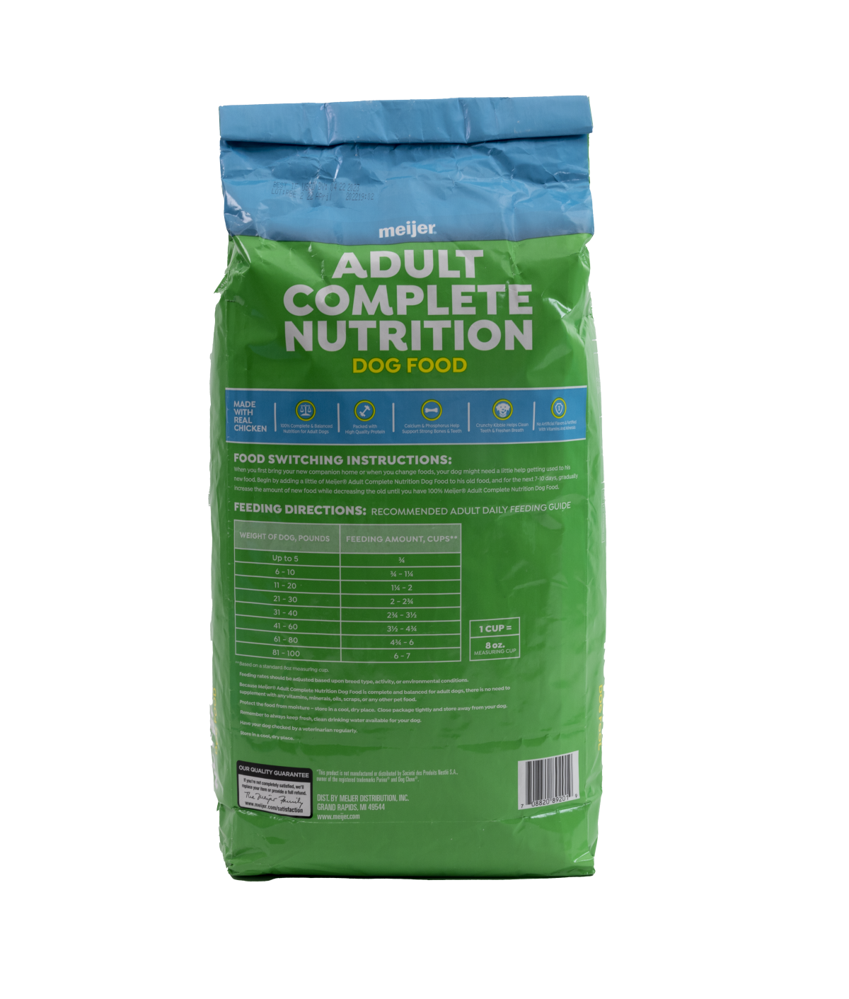 slide 2 of 2, Meijer Complete Nutrition Dry Dog Food, Poultry, 8.8 lb