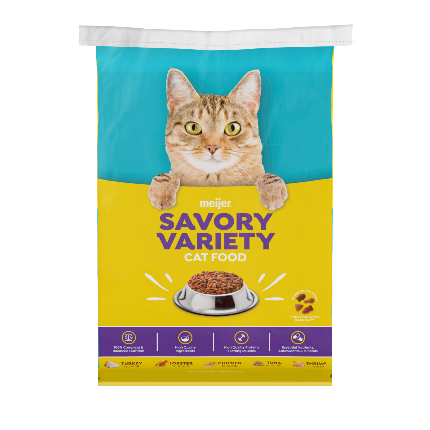 slide 1 of 2, Meijer Main Choice Blended Dry Cat Food, 16 lb