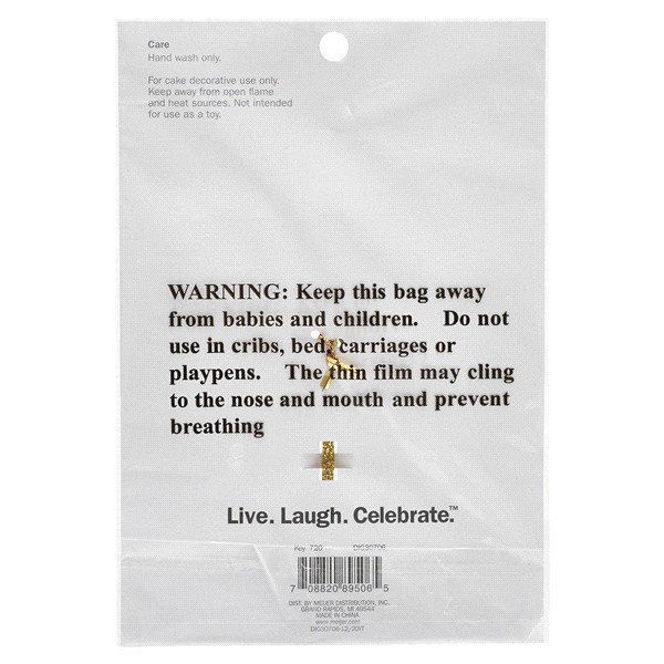 slide 17 of 29, Meijer Party Birthday Cake Topper, 1 ct