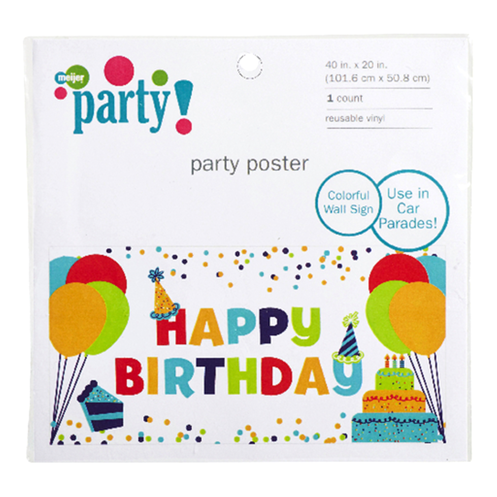 slide 1 of 1, Happy Birthday, 1 ct