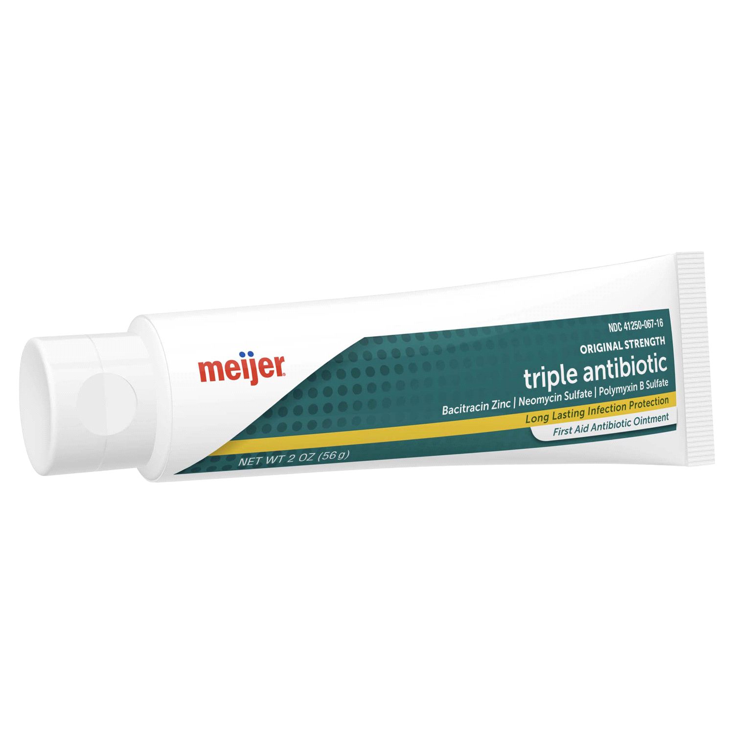 slide 4 of 5, Meijer First Aid Triple Antibiotic Ointment, Treats Minor Cuts, Scrapes and Burns, 2 oz