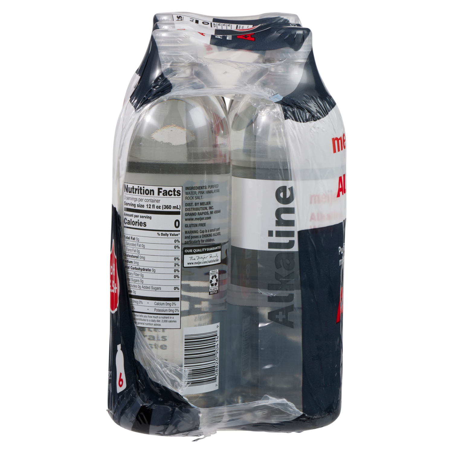 slide 5 of 8, Meijer Alkaline Water, 6 pk./33.8 oz, 6 ct, 33.8 oz