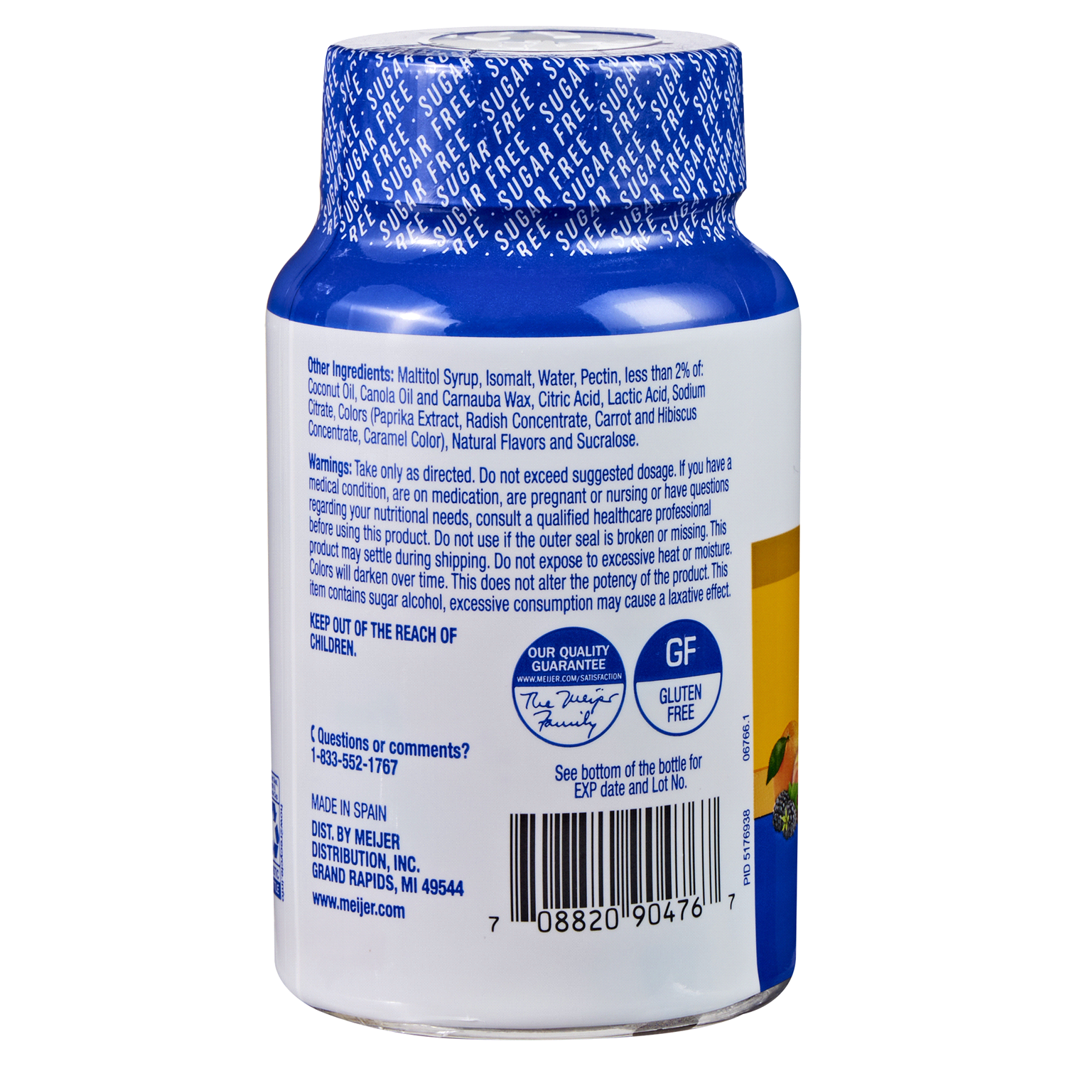 slide 2 of 5, MEIJER WELLNESS Meijer BB SF Adult Multivitamin Gummy, 60 ct