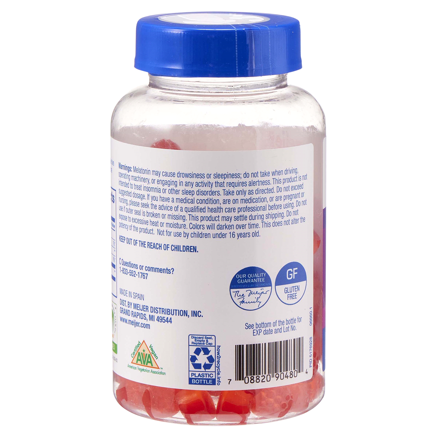 slide 2 of 3, MEIJER WELLNESS Meijer BB Melatonin Gummy VALUE, 120 ct; 10 mg