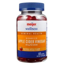 MEIJER WELLNESS Meijer Blue Bottle Apple Cider Vinegar