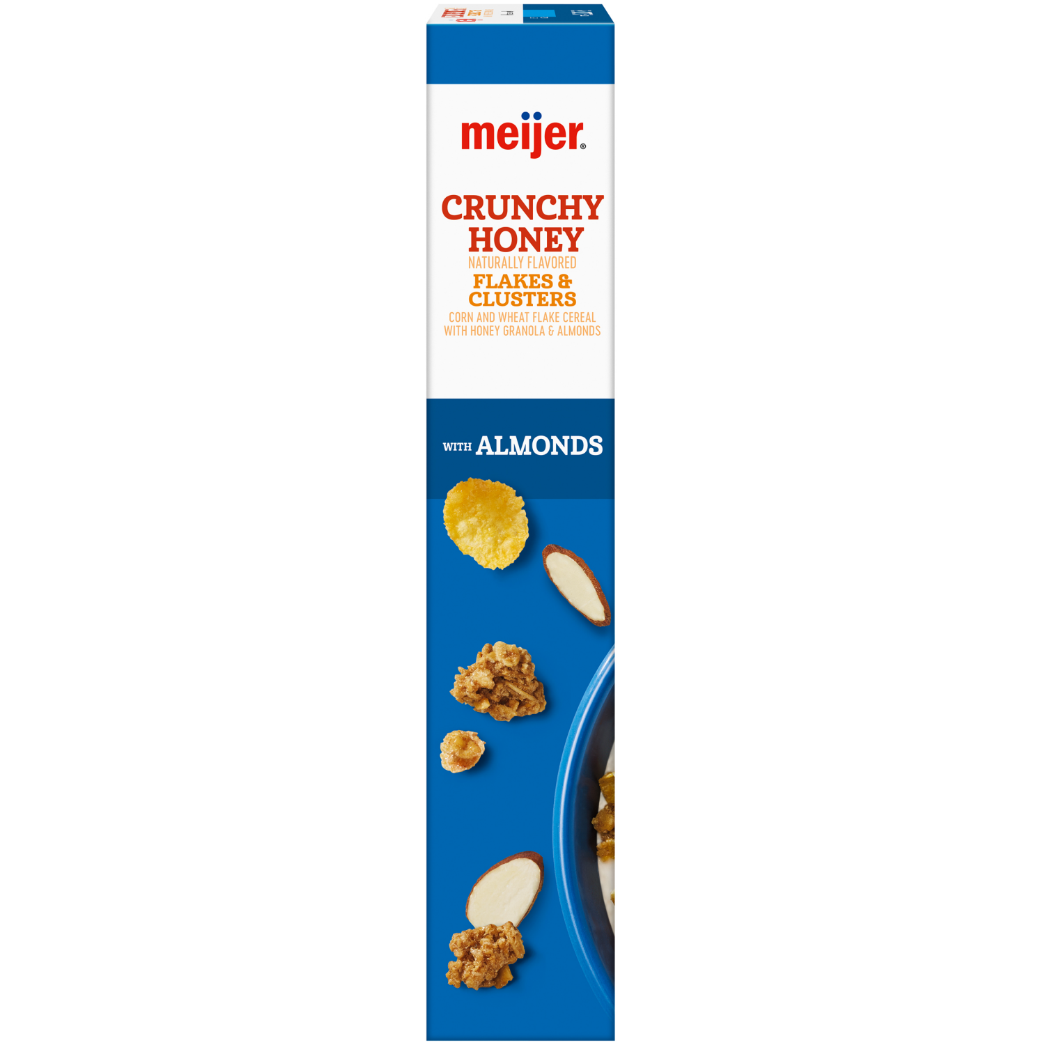 slide 4 of 8, Meijer Crunchy Honey Oats and Almonds, 14.5 oz
