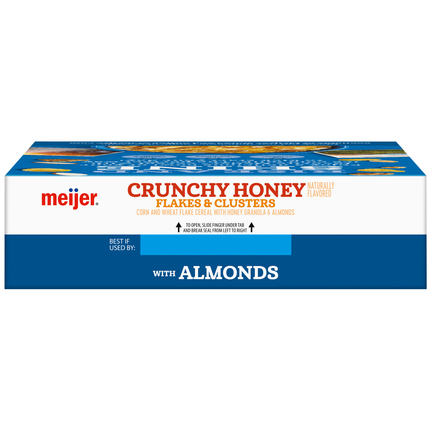 slide 8 of 8, Meijer Crunchy Honey Oats and Almonds, 14.5 oz