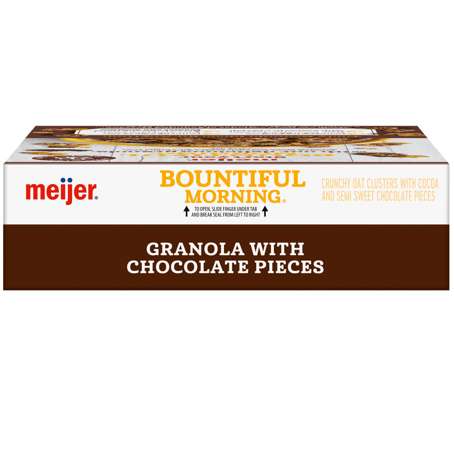 slide 8 of 8, Meijer Bountiful Morning Granola with Chocolate, 14 oz, 14 oz