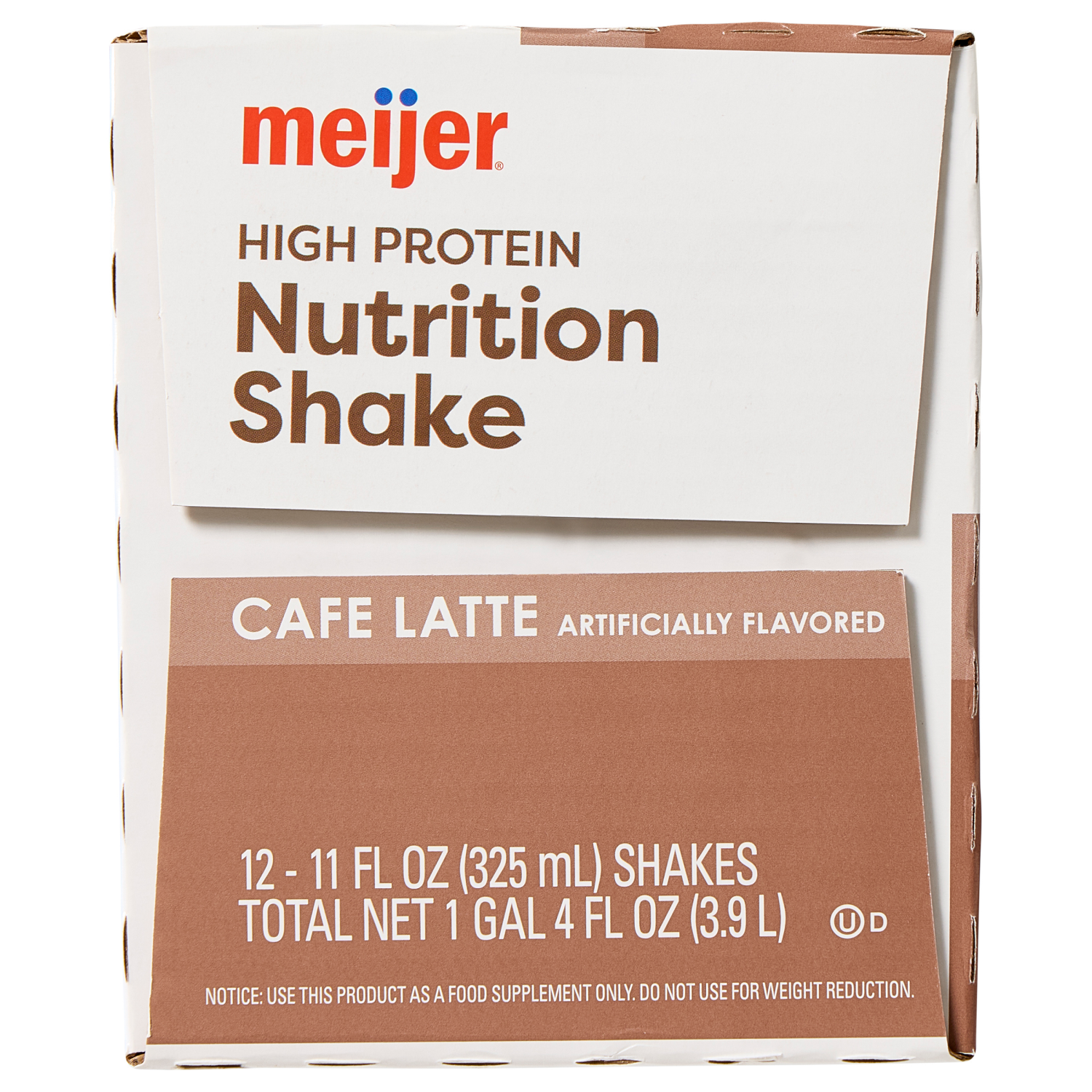 slide 3 of 3, MEIJER PROTEIN SHAKE CAFÉ LATTE 12CT, 12 ct