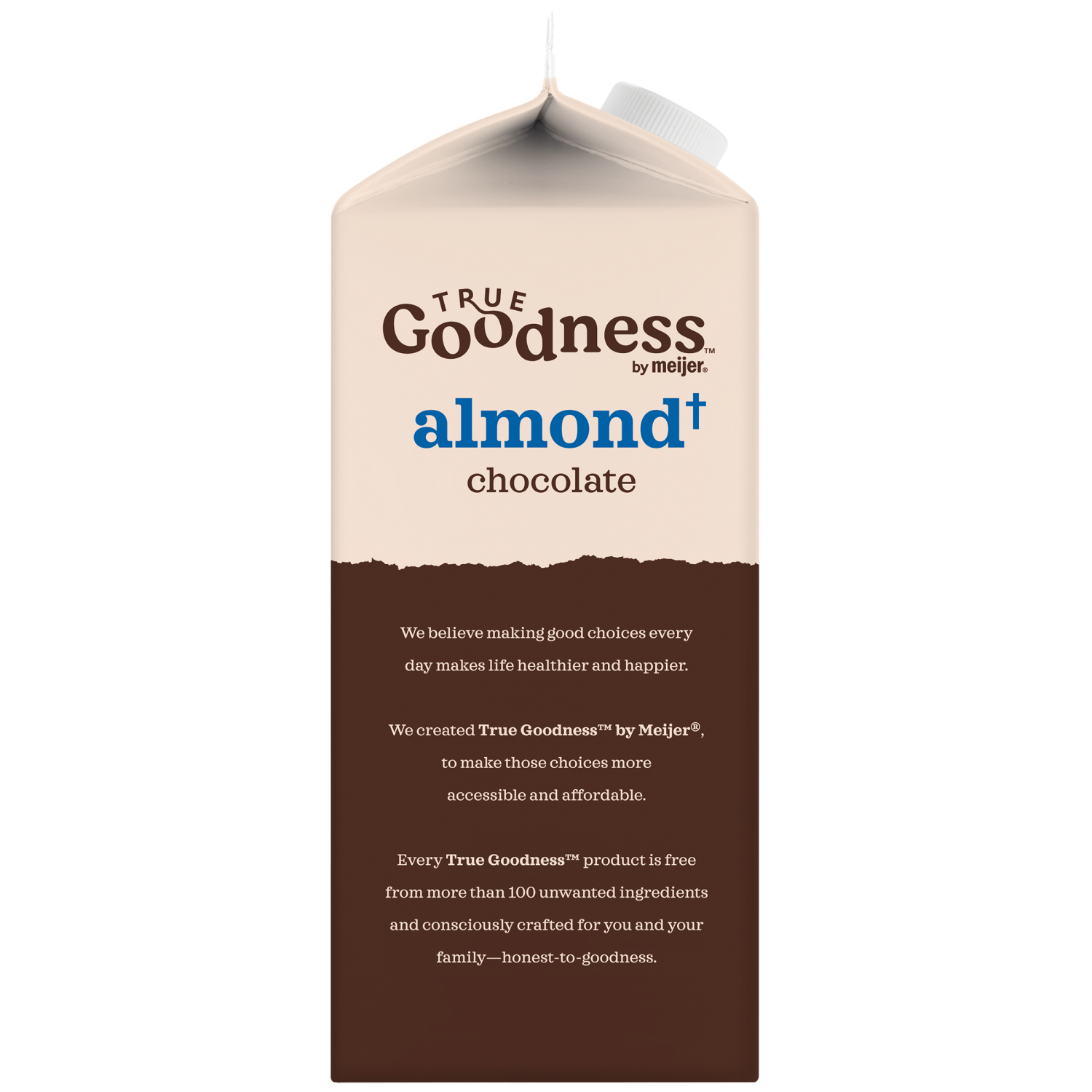 slide 2 of 3, Meijer Chocolate Almond Milk, 64 fl oz