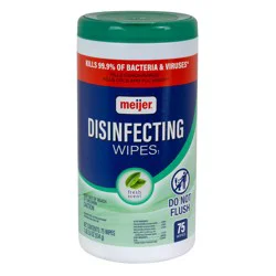 Meijer Disinfecting Wipes, Fresh Scent, 75 Ct