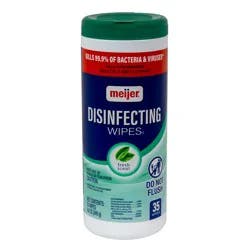 Meijer Fresh Scent Disinfecting Wipes, 35 Ct