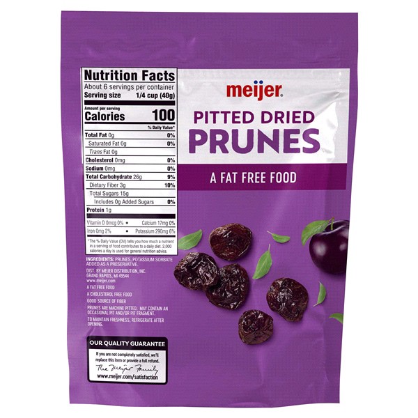 slide 3 of 5, MEIJER PITTED PRUNES, 9 oz