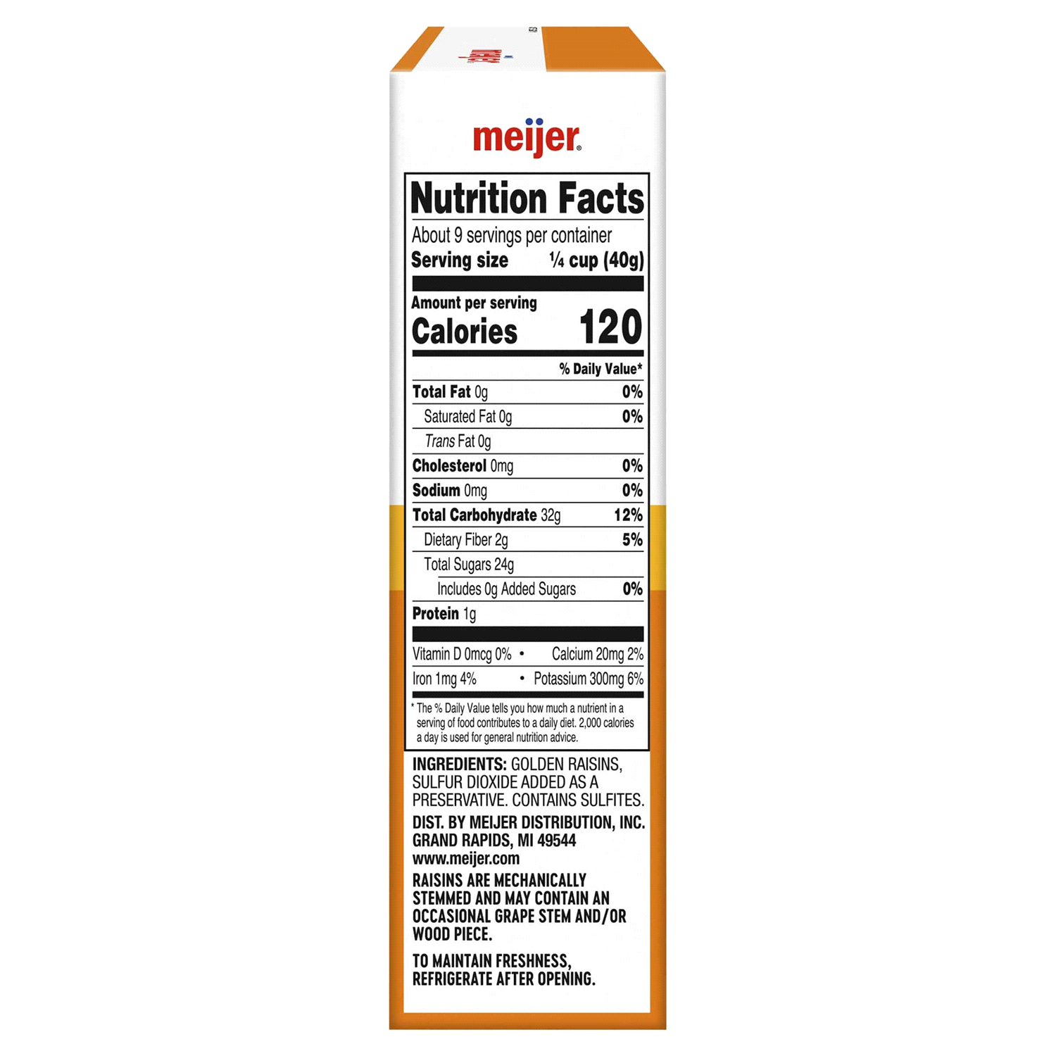 slide 3 of 5, Meijer Golden Raisins, 12 oz