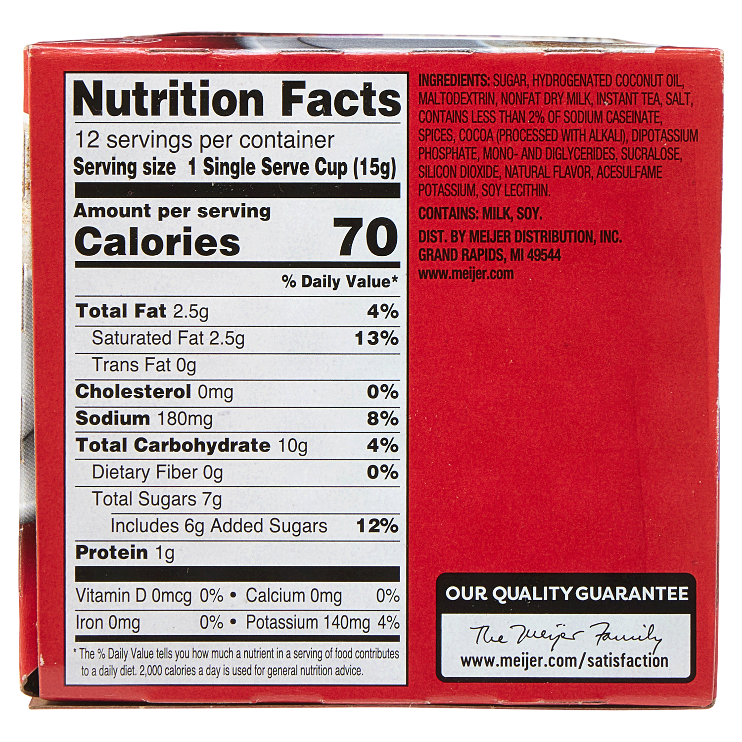 slide 2 of 2, Meijer Chai Latte Coffee Pods - 12 ct, 12 ct