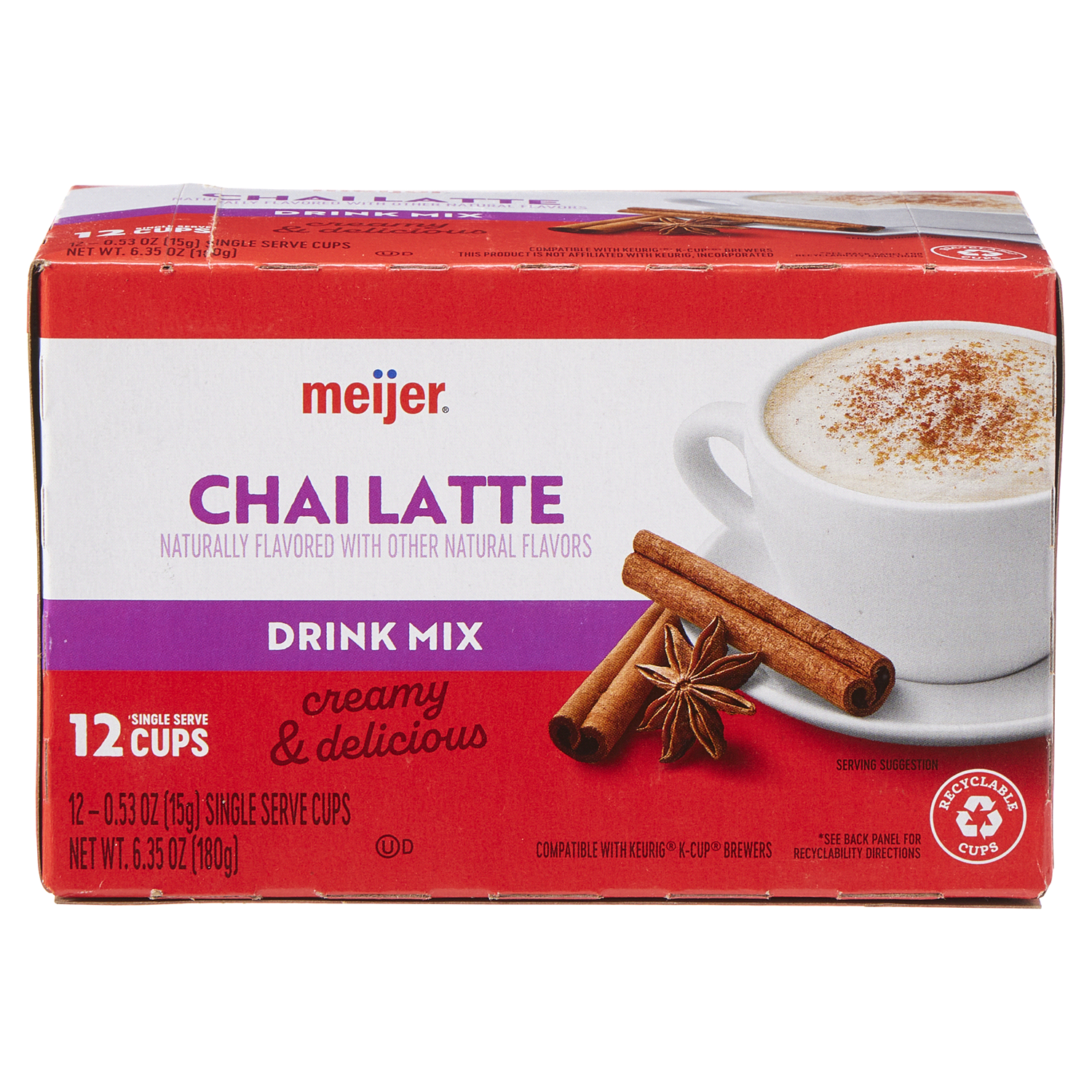 slide 1 of 2, Meijer Chai Latte Coffee Pods - 12 ct, 12 ct