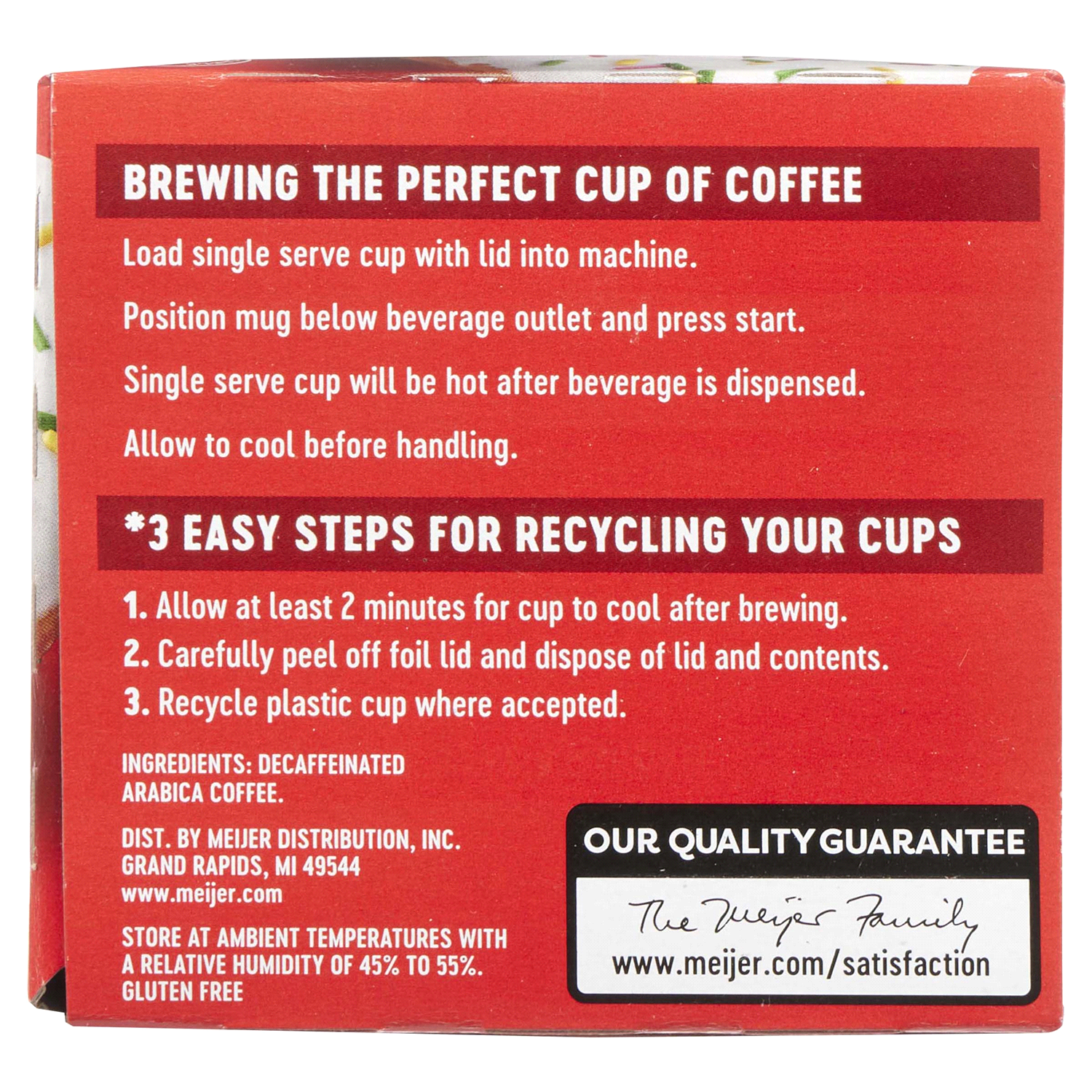 slide 3 of 5, Meijer Decaf Donut Shop Coffee Pods - 12 ct, 12 ct
