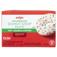 slide 15 of 29, Meijer Decaf Donut Shop Coffee Pods - 12 ct, 12 ct