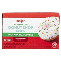 slide 11 of 29, Meijer Decaf Donut Shop Coffee Pods - 12 ct, 12 ct