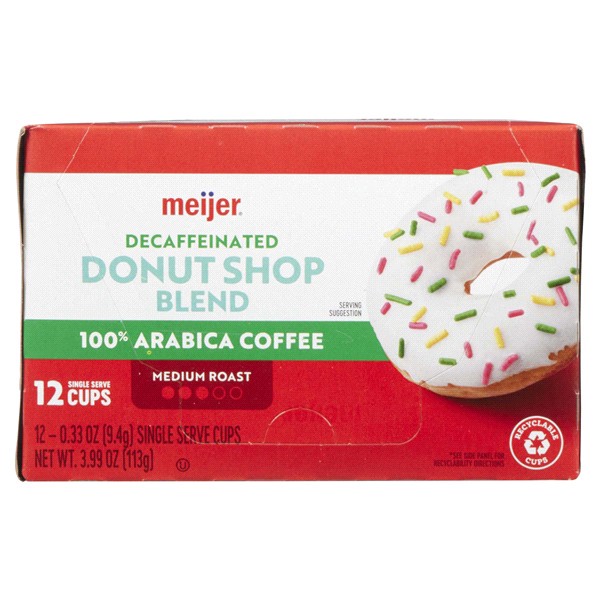 slide 20 of 29, Meijer Decaf Donut Shop Coffee Pods - 12 ct, 12 ct