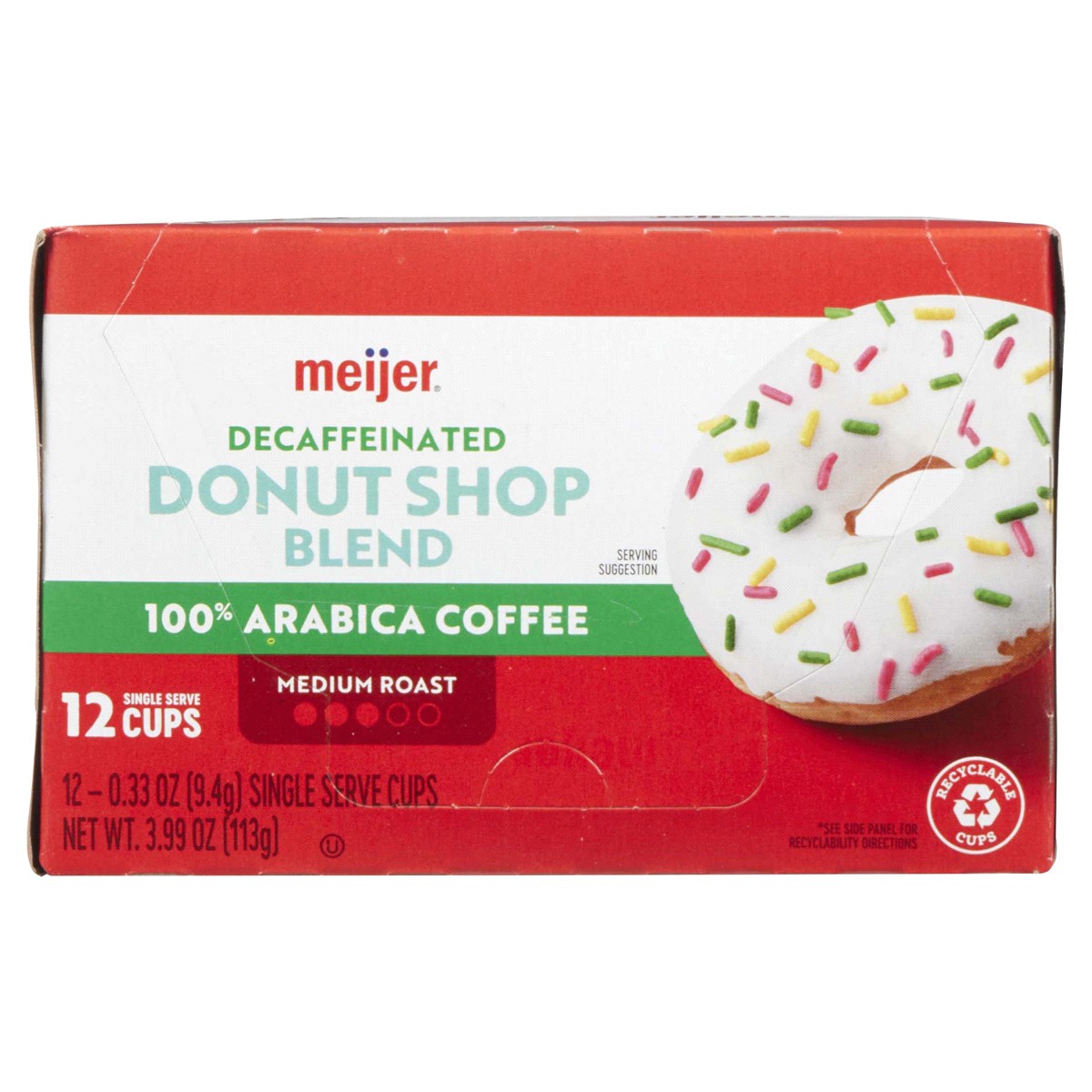 slide 23 of 29, Meijer Decaf Donut Shop Coffee Pods - 12 ct, 12 ct