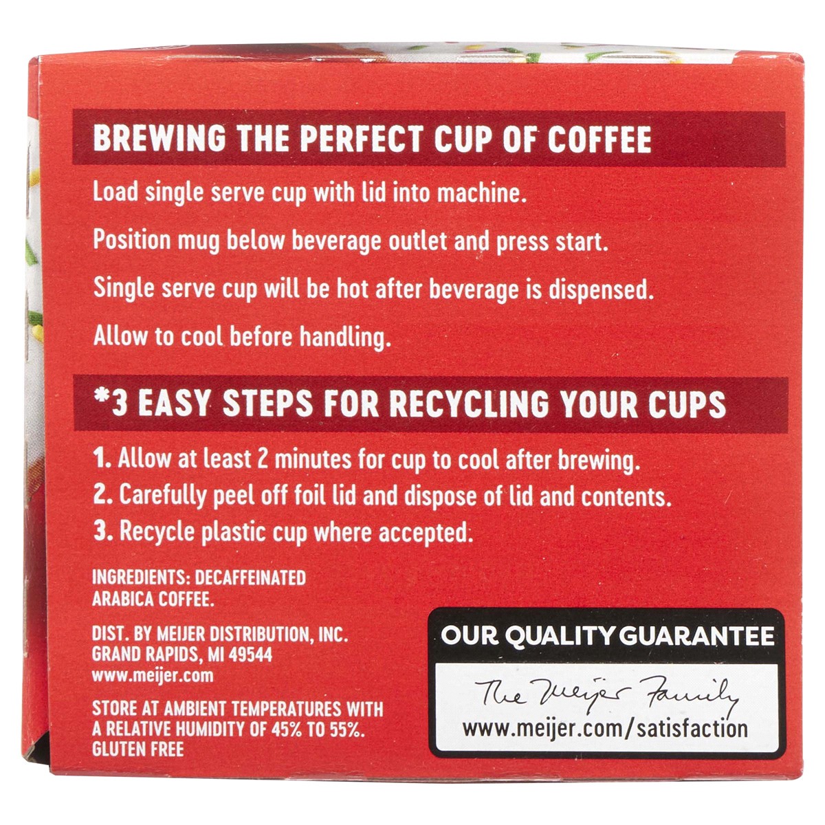 slide 29 of 29, Meijer Decaf Donut Shop Coffee Pods - 12 ct, 12 ct