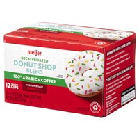 slide 19 of 29, Meijer Decaf Donut Shop Coffee Pods - 12 ct, 12 ct