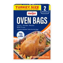 Meijer Oven Bags, Turkey Size