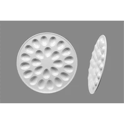 Room & Retreat Melamine Egg Server, 12 in