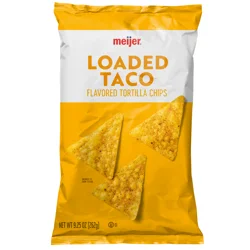 Meijer Loaded Taco Tortilla Chips, 9.75oz