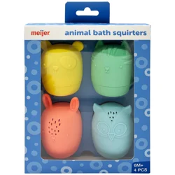 MEIJER ANIMAL BATH SQUIRTERS 4PK