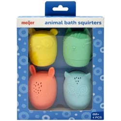 MEIJER ANIMAL BATH SQUIRTERS 4PK