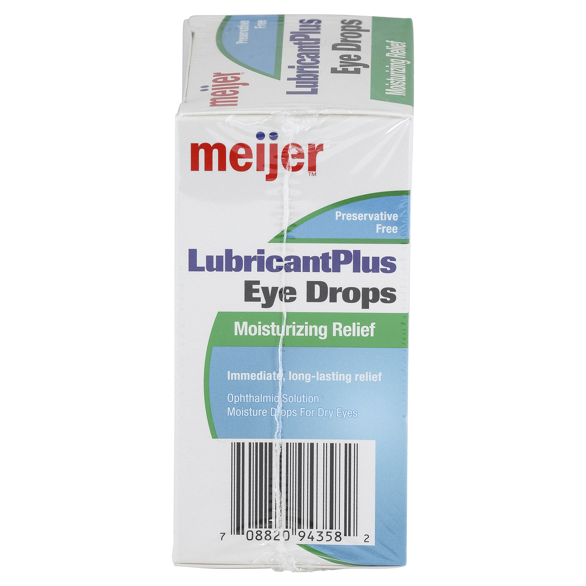 slide 5 of 5, Meijer Lubricant Plus Eye Drops Single-Use Containers, 30 ct