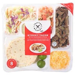 Crafted Market By Meijer Steak Street Tacos, 30 Oz.