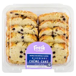 Fresh From Meijer Blueberry Sliced Creme Cake, 16 Oz.