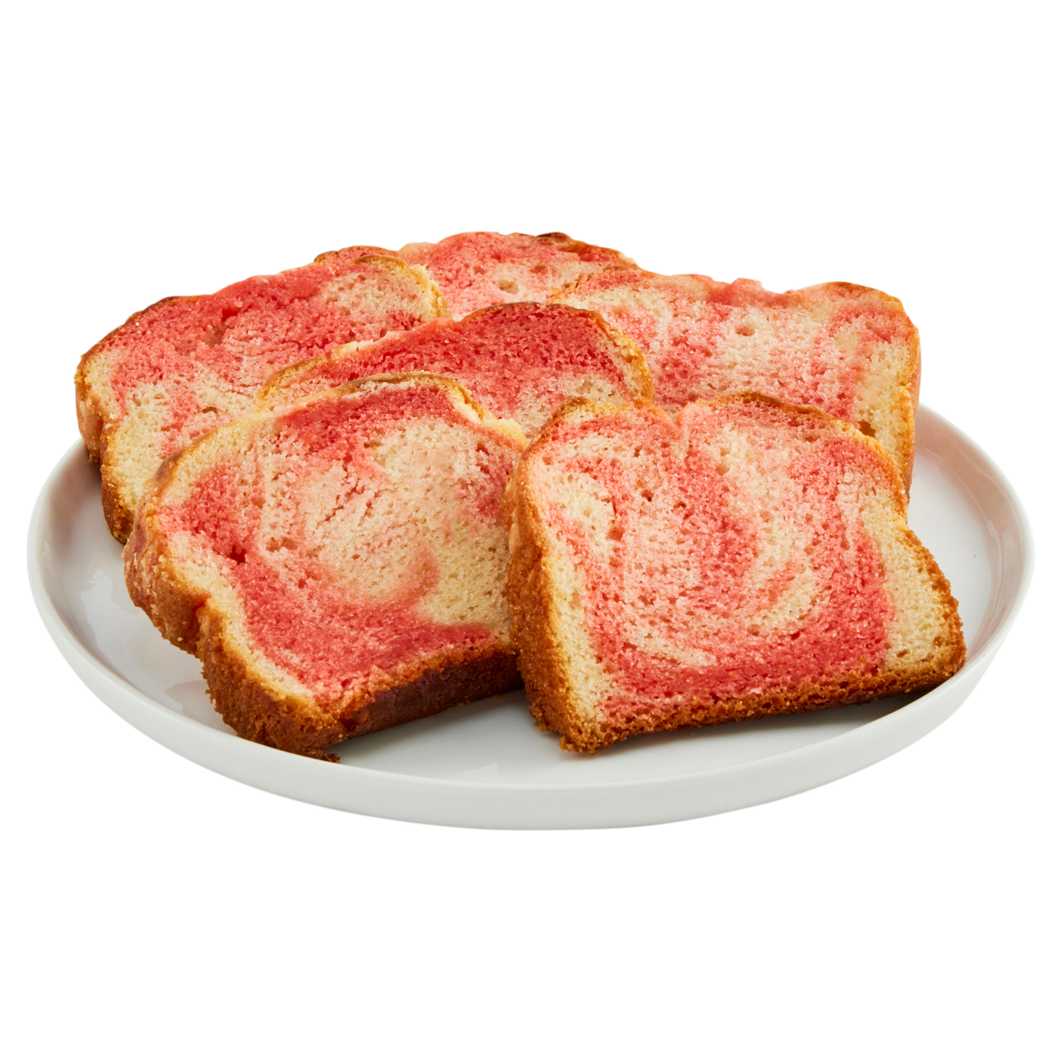 slide 5 of 13, FRESH FROM MEIJER Meijer Strawberry Swirl Sliced Creme Cake, 16 oz