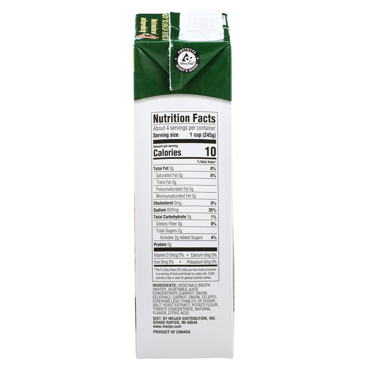 slide 2 of 3, Meijer Vegetable Broth, 32 oz