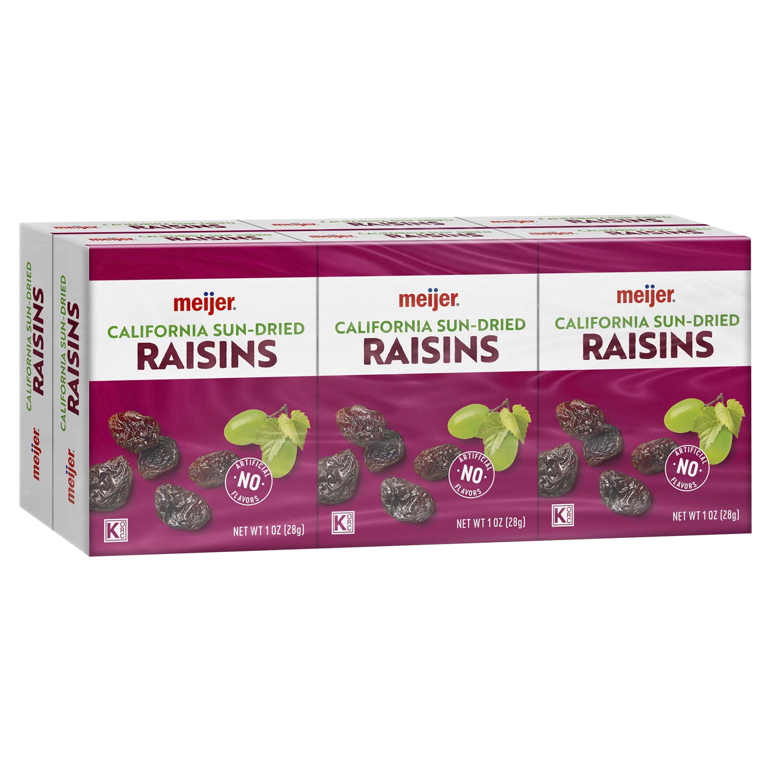 slide 4 of 5, Meijer Raisins, 6 ct